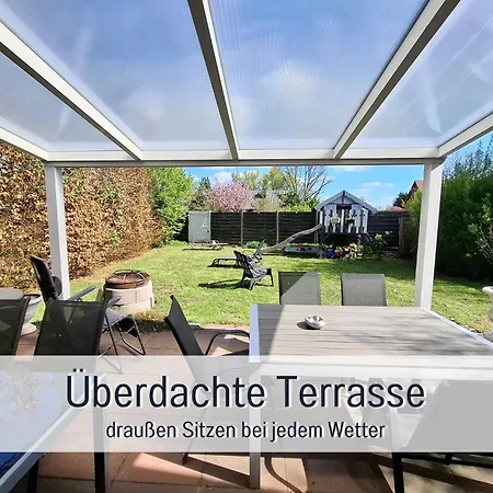 Ferienhaus - Hunde Willkommen, Nicht Nur Geduldet - Hoher Zaun - Terrasse - Infrarotkabine - Familienfreundlich