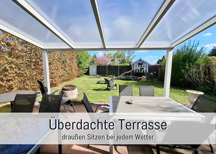 Сasa de vacaciones - Hunde Herzlich Willkommen - Hoher Zaun - Terrasse Mit überdachung - Familienfreundlich